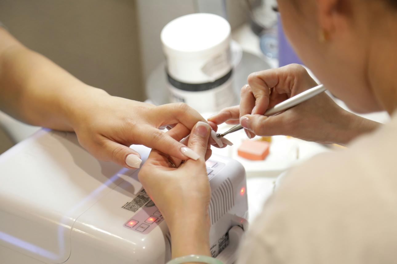 Nagelpflege in einem Salon